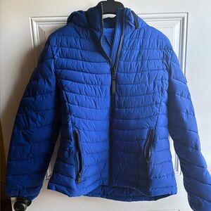 Calvin Klein Blue Puffer Jacket